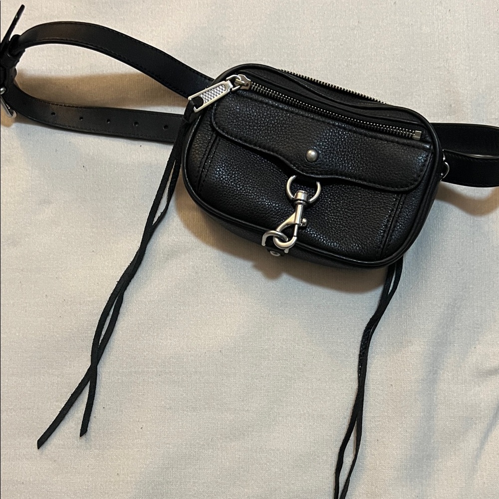 Rebecca Minkoff Black Leather Crossbody Bag